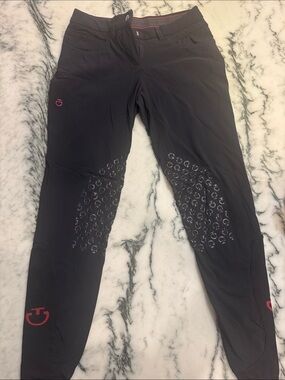 Women's Black Grip Knee Patch Riding Breeches